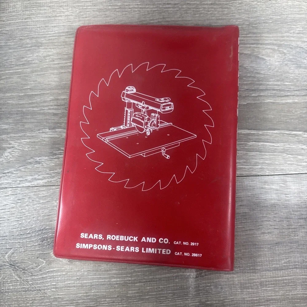 Sears Craftsman Power Tool Book -Radial Saw   1970's - Manual # 9 2917
